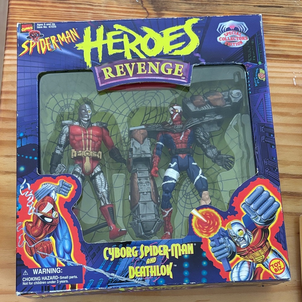 Spider-Man Heroes Revenge Action Figure collector addition. Vintage